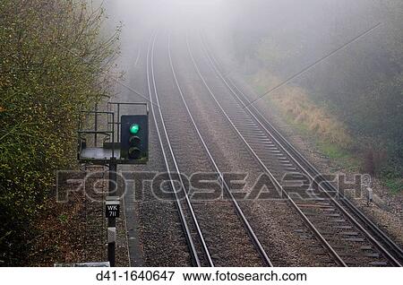 europe, UK, England, Surrey, railway tracks Surrey View Large Photo Image Stock Photo - europe, UK, England, Surrey, railway tracks Surrey. Fotosearch