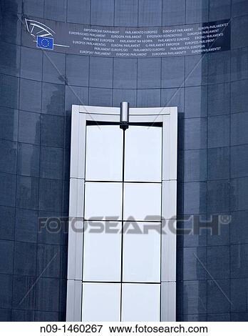 European Parliament, Brussels, Belgium View Large Photo Image Stock Photo - European Parliament, Brussels, Belgium. Fotosearch