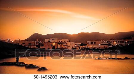 Evening in Isleta del Moro, Cabo de Gata, Almeria, Spain View Large Photo Image Stock Image - Evening in Isleta del Moro, Cabo de Gata, Almeria, Spain. Fotosearch