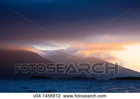 Evening light over Castlelough Bay, Loch Leane, County Kerry, Ireland, Europe View Large Photo Image Stock Image - Evening light over Castlelough Bay, Loch Leane, County Kerry, Ireland, Europe. Fotosearch
