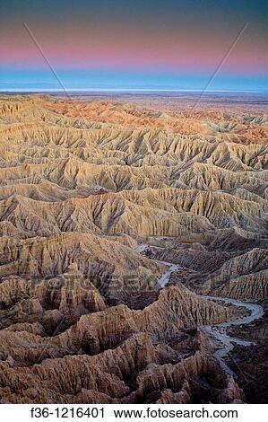Evening light over eroded hills at the Borrego Badlands, from Fonts Point, Anza Borrego Desert State Park, San Diego County, California View Large Photo Image Stock Image - Evening light over eroded hills at the Borrego Badlands, from Fonts Point, Anza Borrego Desert State Park, San Diego County, California. Fotosearch