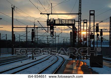 Evening on Erfurt HBF View Large Photo Image Stock Image - Evening on Erfurt HBF. Fotosearch