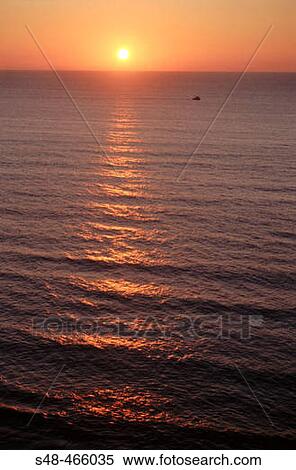 Evening on the Bay of Biscay. Vizcaya province. Spain. View Large Photo Image Stock Photography - Evening on the Bay of Biscay. Vizcaya province. Spain.. Fotosearch