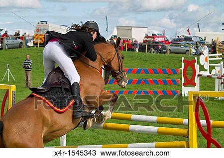 Eventing at the 2011 Tullamore Agricultural Show, County Offaly, Ireland. View Large Photo Image Stock Image - Eventing at the 2011 Tullamore Agricultural Show, County Offaly, Ireland.. Fotosearch