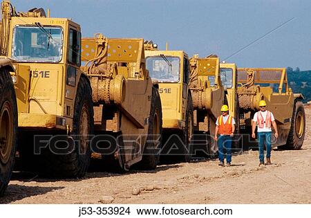 Excavating machines. Lincoln, California. USA. View Large Photo Image Picture - Excavating machines. Lincoln, California. USA.. Fotosearch