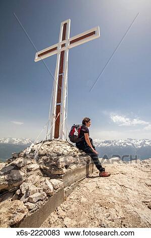 Stock Image - Excursion to Dent de Crolles peak in the Natural Park of La Chartreuse, Isere, Rh? ne-Alpes. France.. Fotosearch
