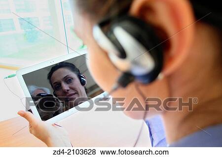 Executive with digital tablet View Large Photo Image Stock Photo - Executive with digital tablet. Fotosearch