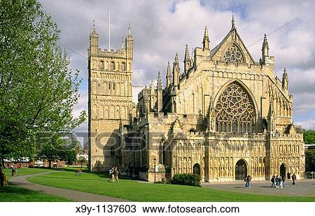 Exeter Cathedral exterior in county of Devon, southwest England View Large Photo Image Stock Image - Exeter Cathedral exterior in county of Devon, southwest England. Fotosearch