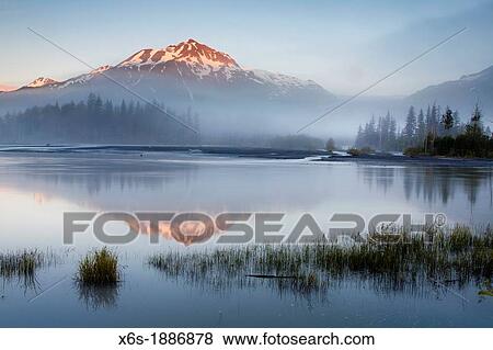 Stock Photo - Exit Glacier, Kenai Fjords National Park, Kenai Peninsula, Alaska, U S A. Fotosearch