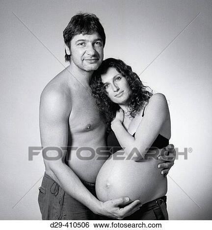 Expecting couple. View Large Photo Image Stock Photograph - Expecting couple.. Fotosearch