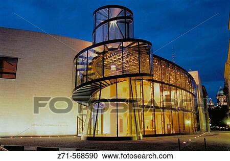 Stock Image - Extension to the Deutsches Historisches Museum by Ieoh Ming Pei, Berlin. Germany. Fotosearch