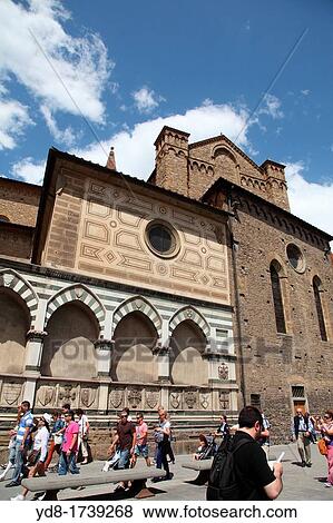 Exterior of the Basilica of Santa Maria Novella, Florence, Tuscany, Italy, Europe View Large Photo Image Stock Photo - Exterior of the Basilica of Santa Maria Novella, Florence, Tuscany, Italy, Europe. Fotosearch