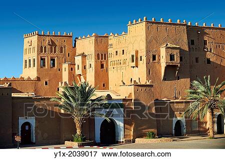 Exterior of the mud brick Kasbah of Taourirt, Ouarzazate, Morocco, built by Pasha Glaoui. A Unesco World Heritage Site. View Large Photo Image Stock Photo - Exterior of the mud brick Kasbah of Taourirt, Ouarzazate, Morocco, built by Pasha Glaoui. A Unesco World Heritage Site.. Fotosearch
