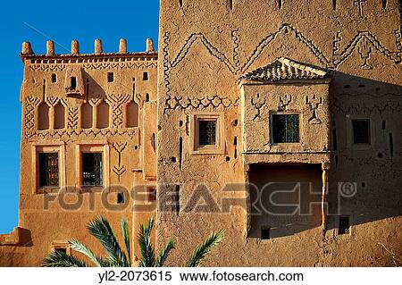 Exterior of the mud brick Kasbah of Taourirt, Ouarzazate, Morocco, built by Pasha Glaoui. A Unesco World Heritage Site. View Large Photo Image Stock Photography - Exterior of the mud brick Kasbah of Taourirt, Ouarzazate, Morocco, built by Pasha Glaoui. A Unesco World Heritage Site.. Fotosearch