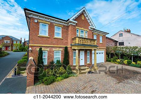 exterior, residential house, lancashire, england, uk, europe. View Large Photo Image Stock Image - exterior, residential house, lancashire, england, uk, europe.. Fotosearch