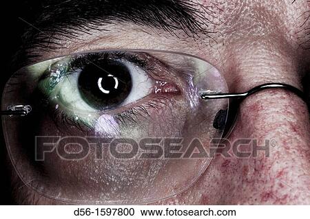 eye and glasses View Large Photo Image Stock Image - eye and glasses. Fotosearch