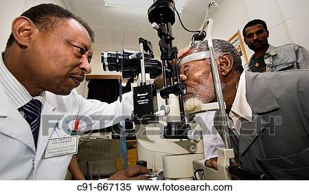 Eye examination in a hospital, Addis Abeba. Ethiopia View Large Photo Image Stock Photography - Eye examination in a hospital, Addis Abeba. Ethiopia. Fotosearch