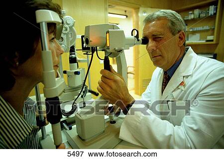 Stock Photo - Eye examination. Fotosearch