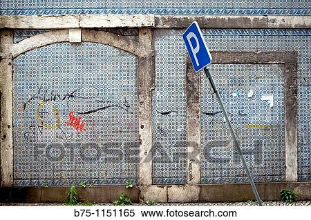 Stock Photography - Fa? ade, Lisbon, Portugal. Fotosearch