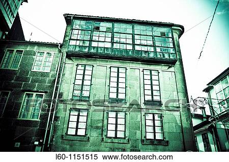 Facade in Santiago de Compostela, Galicia, Spain View Large Photo Image Stock Photography - Facade in Santiago de Compostela, Galicia, Spain. Fotosearch