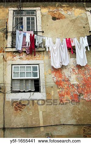 Facade of building at Lisbon's Alfama quarter, Portugal View Large Photo Image Stock Image - Facade of building at Lisbon's Alfama quarter, Portugal. Fotosearch
