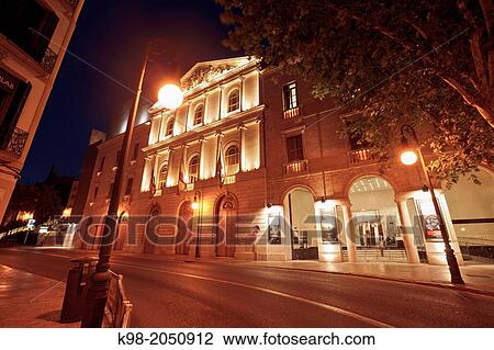 Facade of the Teatre Principal (Principal Theater). Palma, Majorca, Balearic Islands, Spain View Large Photo Image Stock Image - Facade of the Teatre Principal (Principal Theater). Palma, Majorca, Balearic Islands, Spain. Fotosearch
