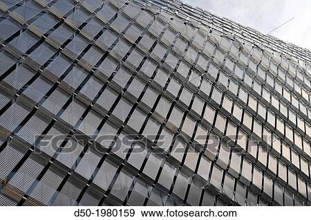 Stock Photo - Facade of the Tele 2 soccer stadium built in May 2013, Stockholm, Sweden. Fotosearch