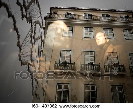 Stock Image - Facades in Lisboa, Portugal. Fotosearch