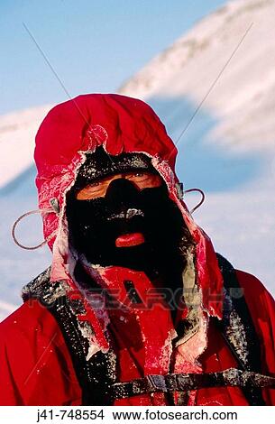 Face iced up in cold during spring traverse Ny Alesund to Longyearbyen Spitsbergen Island Svalbard Norwegian Arctic View Large Photo Image Picture - Face iced up in cold during spring traverse Ny Alesund to Longyearbyen Spitsbergen Island Svalbard Norwegian Arctic. Fotosearch