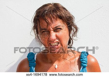 Face of angry women View Large Photo Image Stock Photo - Face of angry women. Fotosearch
