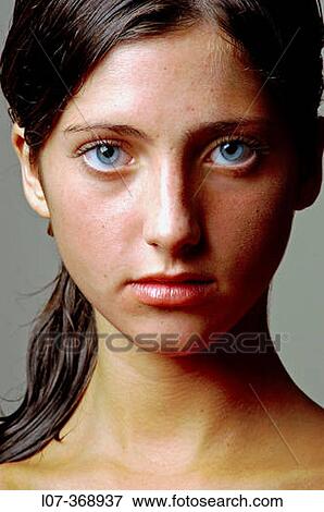 Face shot of teenage girl. Paris. France View Large Photo Image Stock Photo - Face shot of teenage girl. Paris. France. Fotosearch