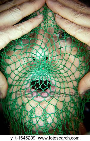 face with tissue of crochet View Large Photo Image Stock Photo - face with tissue of crochet. Fotosearch