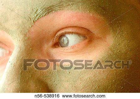 Stock Photograph - Facial mask.. Fotosearch