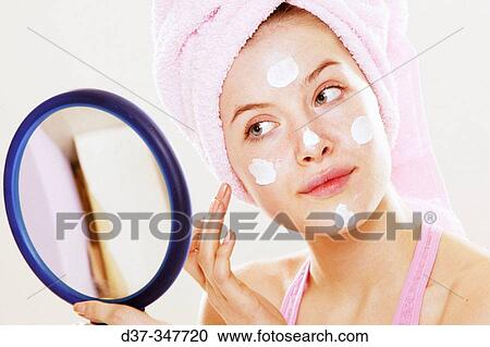 Facial treatment View Large Photo Image Stock Image - Facial treatment. Fotosearch