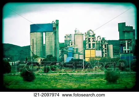 Factory. Barcelona province, Catalonia, Spain. View Large Photo Image Picture - Factory. Barcelona province, Catalonia, Spain.. Fotosearch