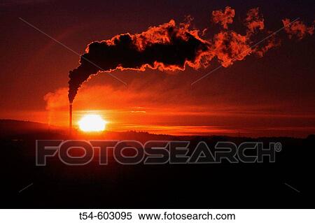 Factorysmoke in the morning View Large Photo Image Stock Photography - Factorysmoke in the morning. Fotosearch