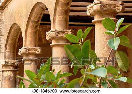 Stock Image - Faculty of Monti-Sion, Es Call, Jewish district, Centro Historico, Palma, Mallorca, Spain Balearic Islands. Fotosearch