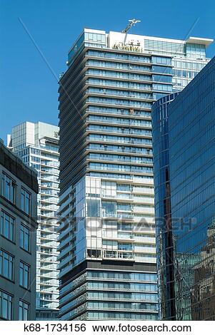 Stock Photograph - Fairmont Pacific Rim Hotel in downtown Vancouver, BC, Canada. Fotosearch