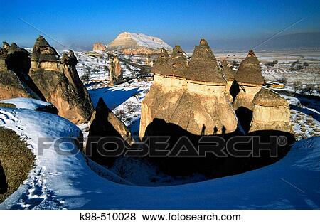 Fairy chimneys, Pasabagi, Devrent Valley, Zelve. Cappadocia, Turkey View Large Photo Image Stock Photo - Fairy chimneys, Pasabagi, Devrent Valley, Zelve. Cappadocia, Turkey. Fotosearch