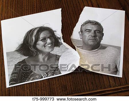 Stock Image - Falling out of love. Fotosearch