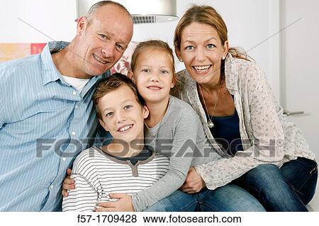Family at home View Large Photo Image Stock Photo - Family at home. Fotosearch