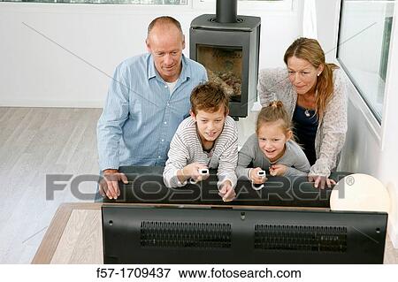 Family at home View Large Photo Image Stock Photo - Family at home. Fotosearch