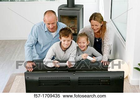 Family at home View Large Photo Image Stock Photography - Family at home. Fotosearch