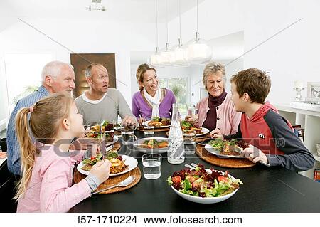 Family dinner View Large Photo Image Picture - Family dinner. Fotosearch