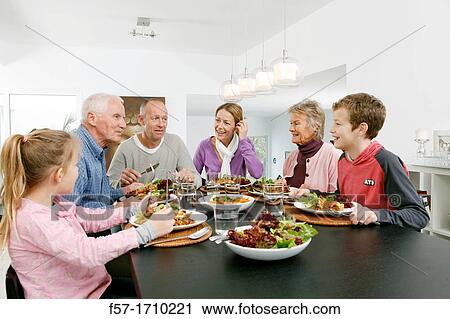 Family dinner View Large Photo Image Stock Image - Family dinner. Fotosearch