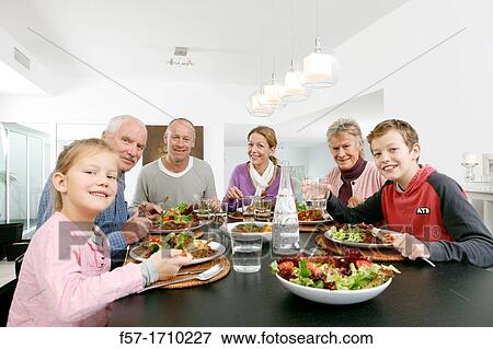 Family dinner View Large Photo Image Stock Photo - Family dinner. Fotosearch