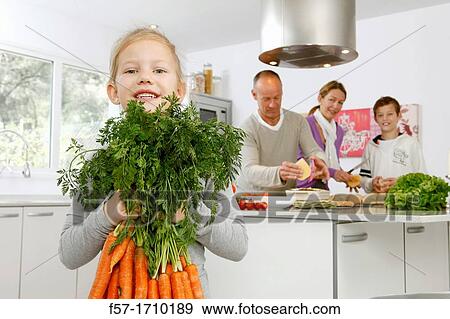 Family in the kitchen View Large Photo Image Stock Photo - Family in the kitchen. Fotosearch