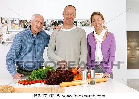 Family in the kitchen View Large Photo Image Stock Photography - Family in the kitchen. Fotosearch