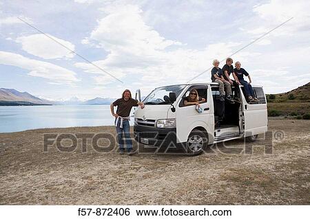 Family on a road trip, South Island, New Zealand View Large Photo Image Stock Photograph - Family on a road trip, South Island, New Zealand. Fotosearch