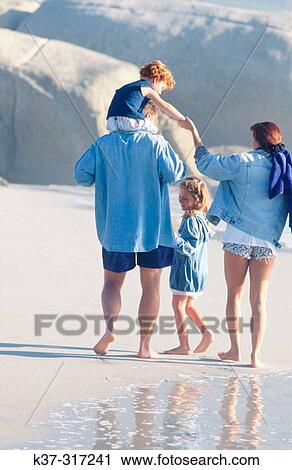 FAmily on beach. Cape Town. South Africa View Large Photo Image Stock Image - FAmily on beach. Cape Town. South Africa. Fotosearch